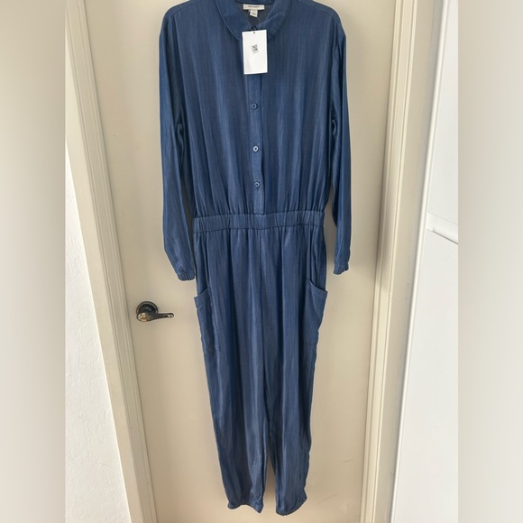 ON-34TH Women Long sleeves Denims Blue Overall Size M - Picture 7 of 7